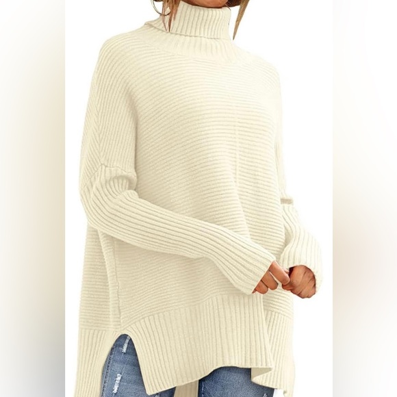 ๐ NWT ๐ - EFAN 2023 Fall Trendy Oversized Turtleneck Sweater - Picture 3 of 6